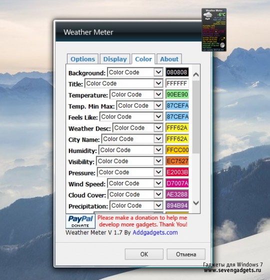 Weather Meter